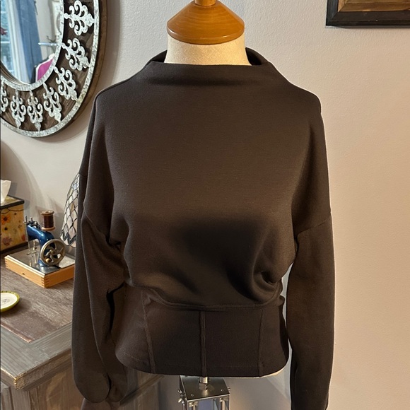 Anthropologie Maeve Corset Waist Pullover - Picture 4 of 8